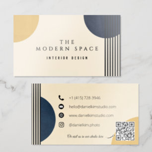 Minimalist Luxury Raised Spot Gloss UV Business Card