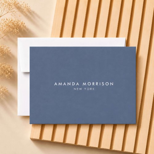 Minimalist Luxury Slate Blue Gift Certificate