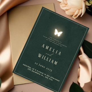    Minimalist & luxury wedding Invitation