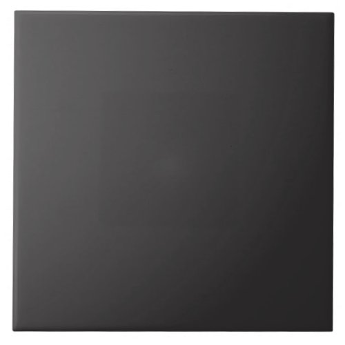 Minimalist Magically Black Plain Solid Color Ceramic Tile