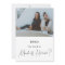 Minimalist Maid of Honor Proposal Photo Card