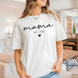 Minimalist Mama Custom Shirt, Mothers day gift T-Shirt