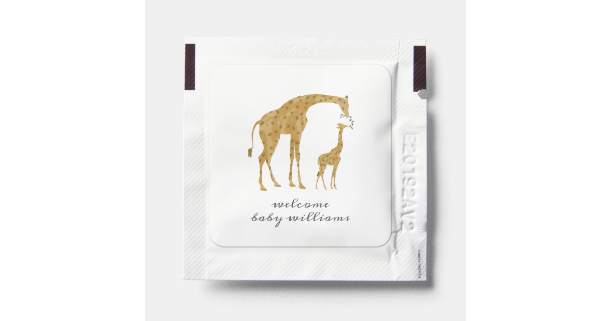 Giraffe Decal With Monogram in Your Choice of Fun Preppy 