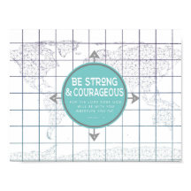 Minimalist Map Inspirational Scripture