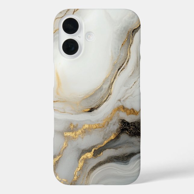 Minimalist Marble - Elegant & Timeless Design Case-Mate iPhone Case (Back)