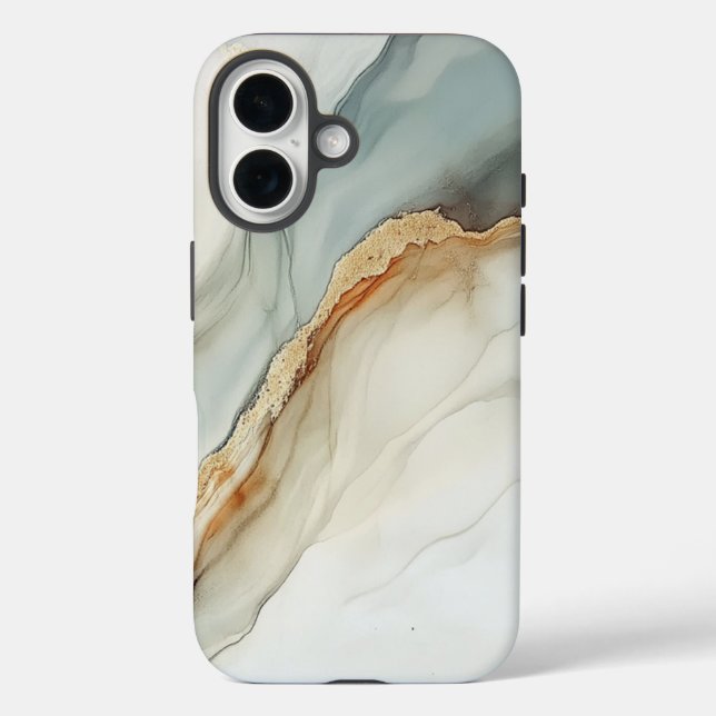 Minimalist Marble - Elegant & Timeless Design Case-Mate iPhone Case (Back)