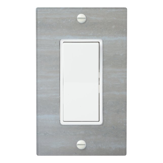 Minimalist Marble Light Switch Covers (In Situ)