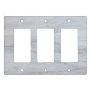 Minimalist Marble Light Switch Covers