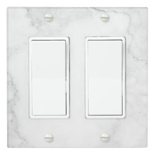 Minimalist Marble Light Switch Covers