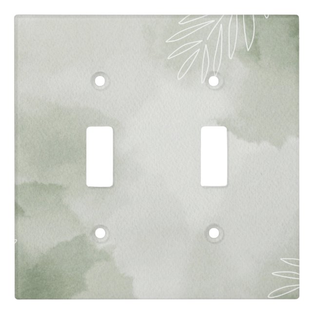 Minimalist Marble Light Switch Covers (Front)