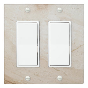 Minimalist Marble Light Switch Covers