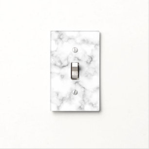 Minimalist Marble Light Switch Covers