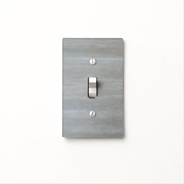 Minimalist Marble Light Switch Covers (In Situ)