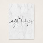 Minimalist Marble Small Business Gift Certificate