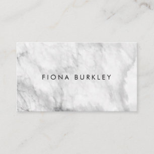 Minimalist Marble Texture Business Card
