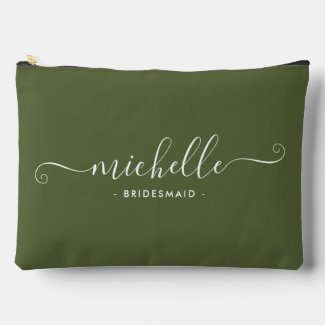 Minimalist Martini Olive Personalized Bridesmaid