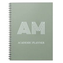Minimalist Matcha Sage Green Monogram