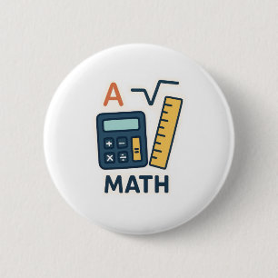 Minimalist Math Subject – Calculator, Ruler Button