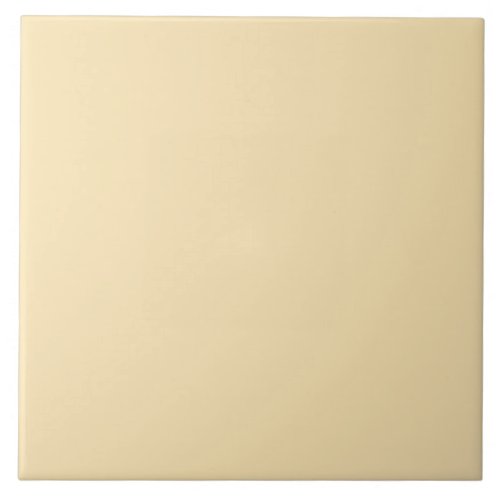 Minimalist Mellowed Yellow Solid Color  Ceramic Tile
