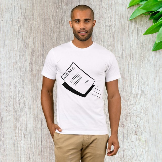 Minimalist Memo Paper Sketch Hand-Drawn T-Shirt (Creator Uploaded)