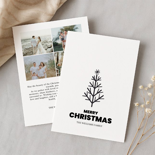 Minimalist Merry Christmas Card (Creator Uploaded)