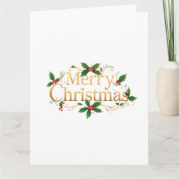 Minimalist Merry Christmas Card
