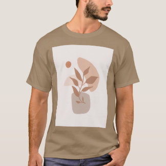 Minimalist Mid Century Plants T-Shirt