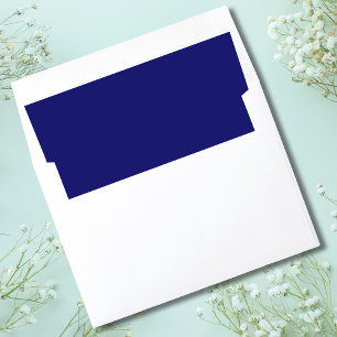 Minimalist Midnight Blue a Deep and Sophisticated Envelope Liner