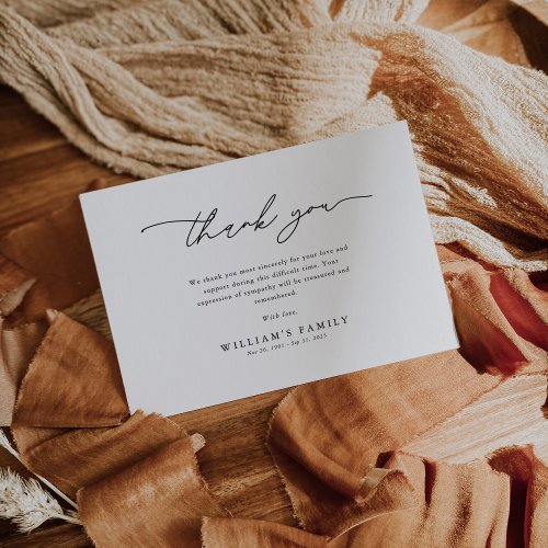 Minimalist Minimalist Funeral Sympathy Memorial