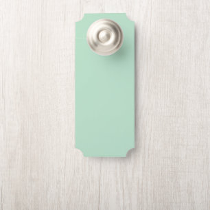 Minimalist Mint Green Door Hanger