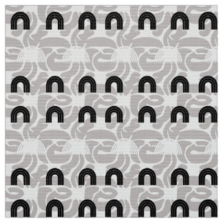 Minimalist Mixed Boho Arches Fabric