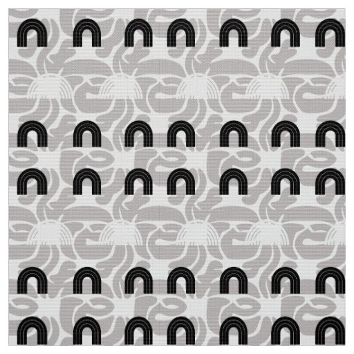 Minimalist Mixed Boho Arches Fabric