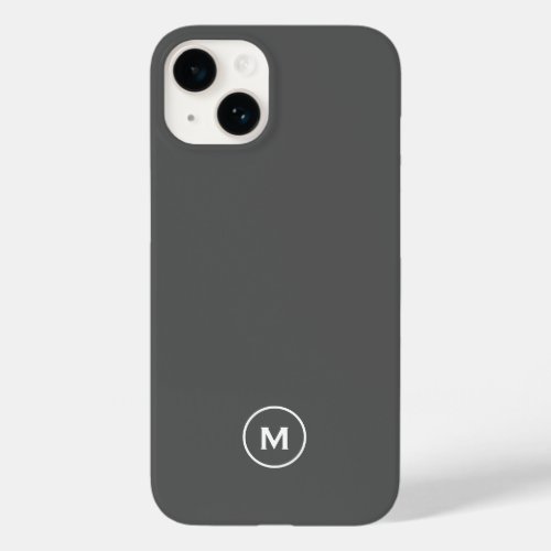 Minimalist Moder Monogram Case_Mate iPhone 14 Case