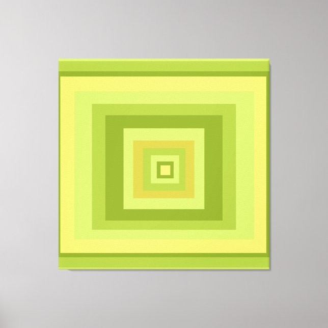 Minimalist Modern Abstract Geometric art  Canvas Print (Front)