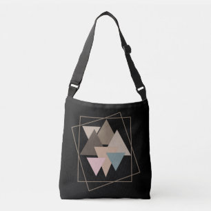 Minimalist Modern Abstract Geometric art Crossbody Bag