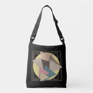 Minimalist Modern Abstract Geometric art Crossbody Bag