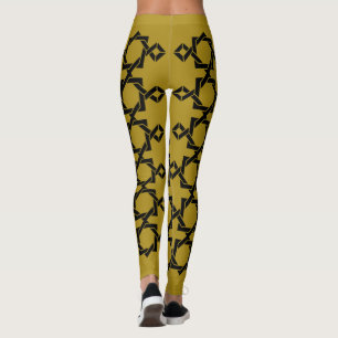 Minimalist Modern Abstract Geometric art Leggings