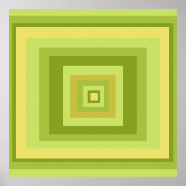 Minimalist Modern Abstract Geometric art  Poster (Front)