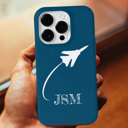 Minimalist ModernAviator AirplanesPilot iPhone 14 Pro Case