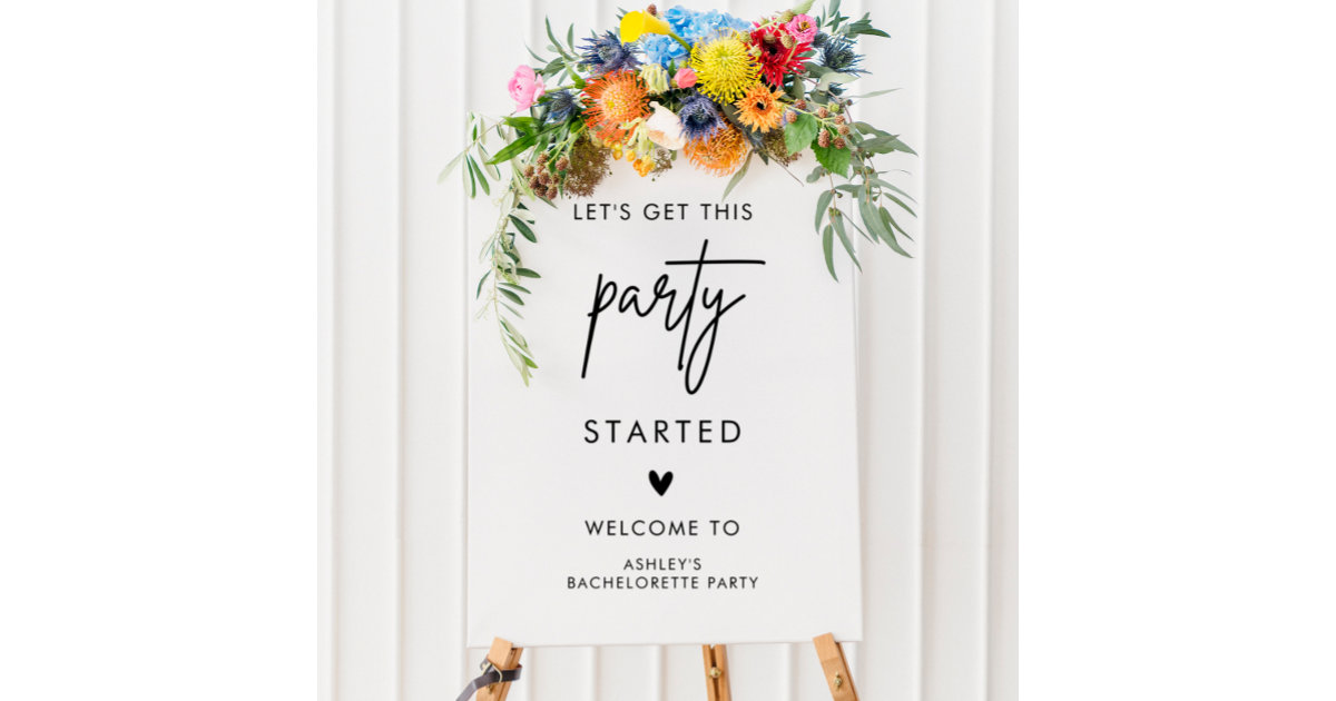 Personalized Last Sail Before the Veil Bachelorette Welcome Sign