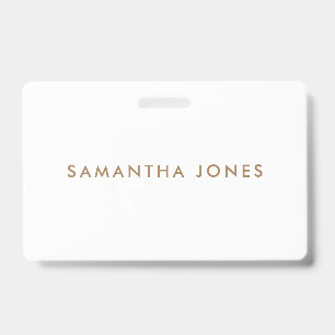 Minimalist Modern Badge