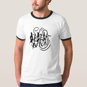 Minimalist Modern Black and White Abstract art T-Shirt