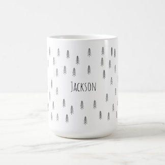 Minimalist Modern Black and White – Custom Coffee Mug