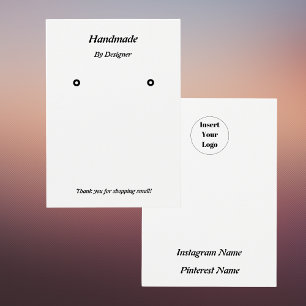 Minimalist Modern Black And White Jewelry Display