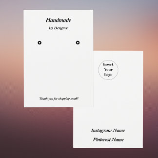 Minimalist Modern Black And White Jewelry Display