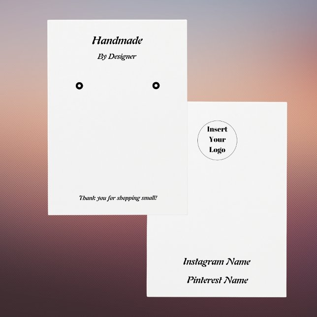 Minimalist Modern Black And White Jewelry Display (Creator Uploaded)