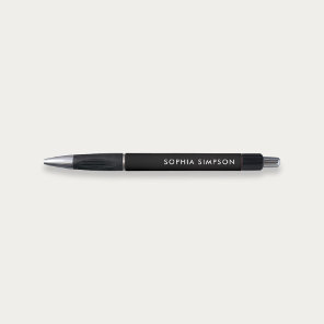Minimalist Modern Black Pen