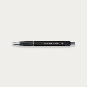 Minimalist Modern Black Pen