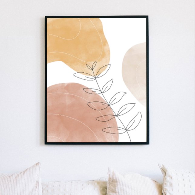 Minimalist Modern Boho Abstract Art Print Poster (Creator Uploaded)