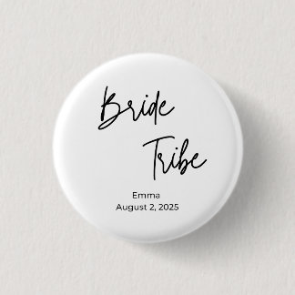 minimalist modern bride tribe bachelorette button